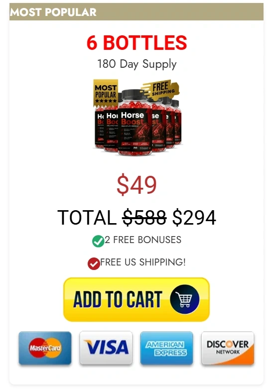 Horse Boost- 6 Bottle